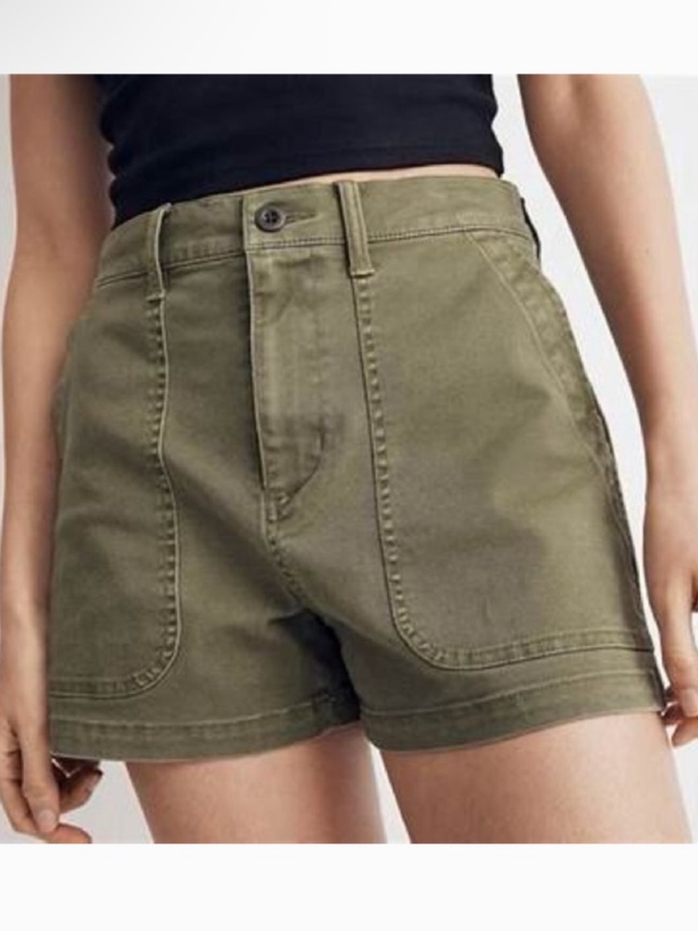 NWT Madewell The Brynn Utility Shorts Size 24
